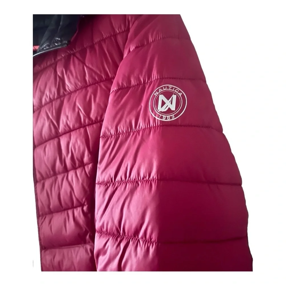 Nautica Jacket & Coat Women’s Red& Black Size M